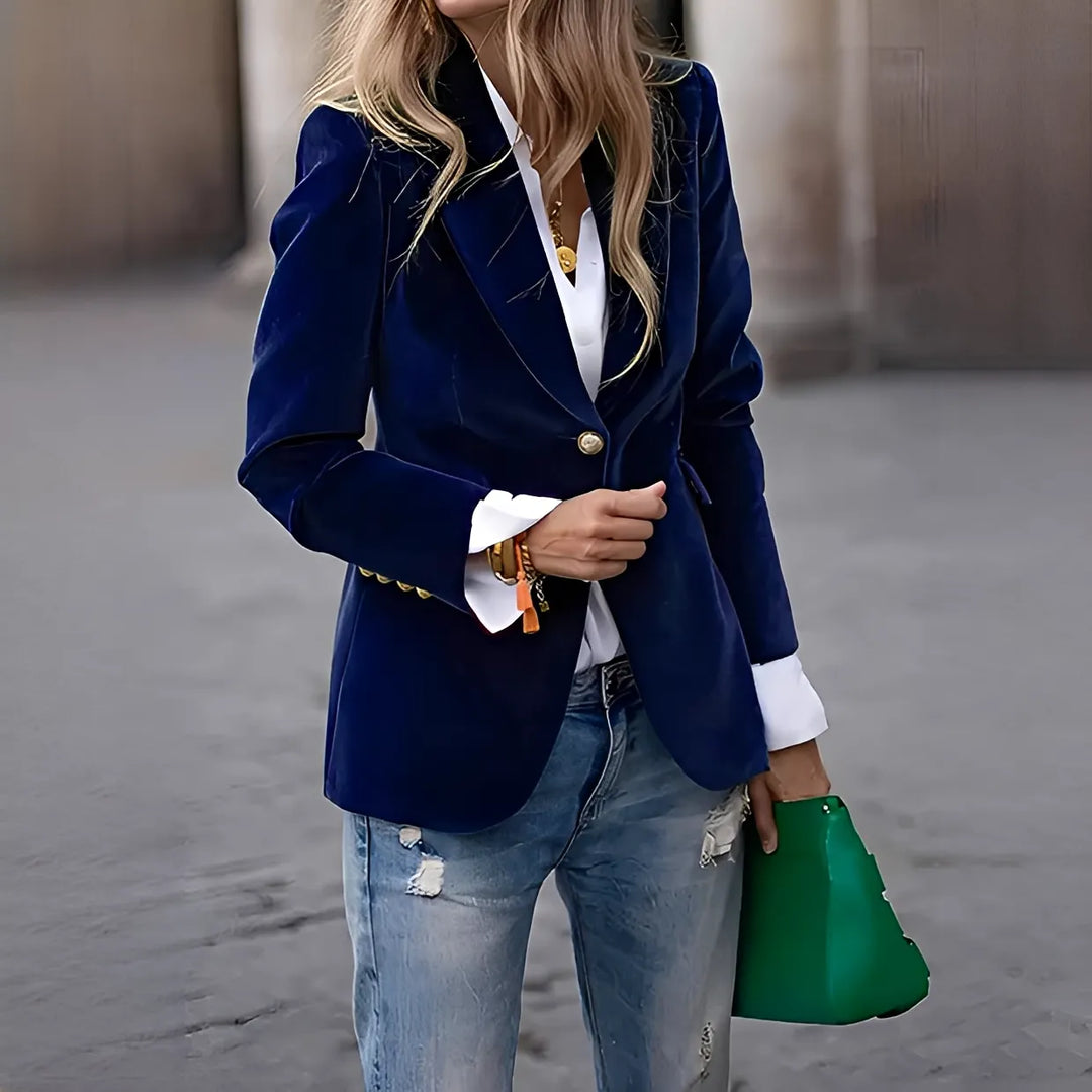 Blazer Elegante de Cerimónia para Mulher com Botões