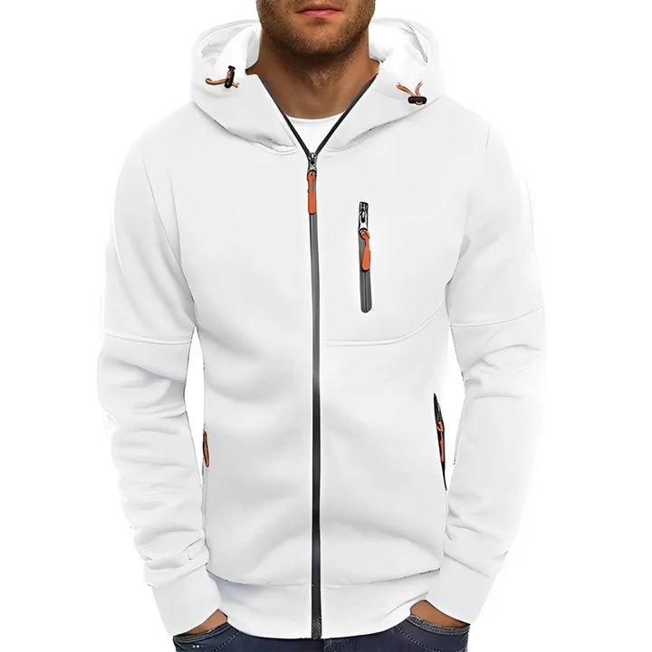 Blusão Casual Desportivo para Homem com Bolsos com Fecho