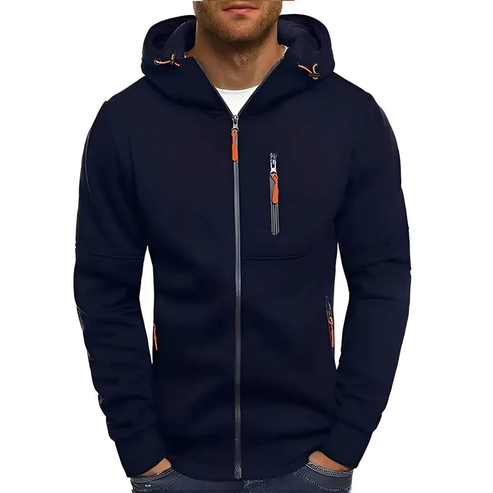 Blusão Casual Desportivo para Homem com Bolsos com Fecho