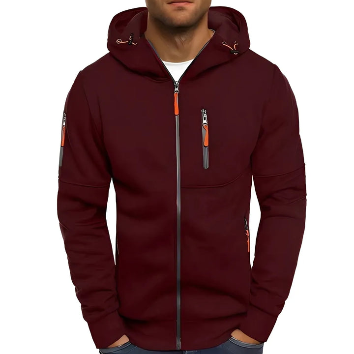 Blusão Casual Desportivo para Homem com Bolsos com Fecho