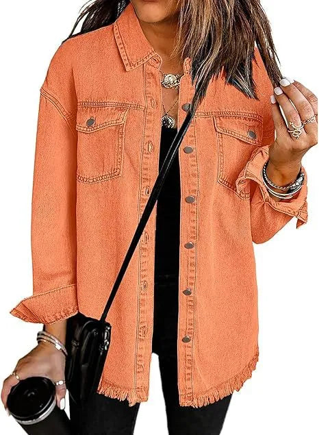 Blusão Casual Moderno para Mulher com Bolsos