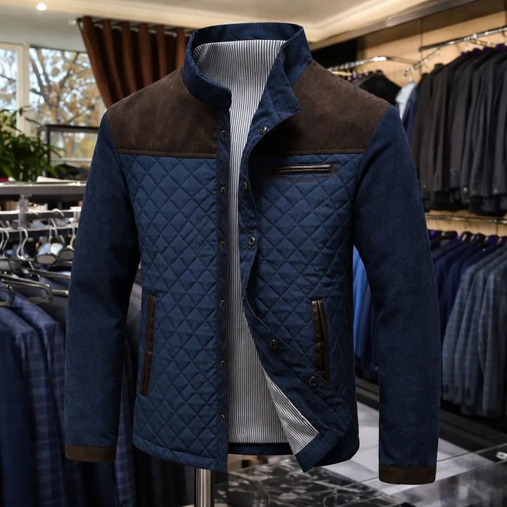 Blusão Elegante Moderno para Homem com Bolsos