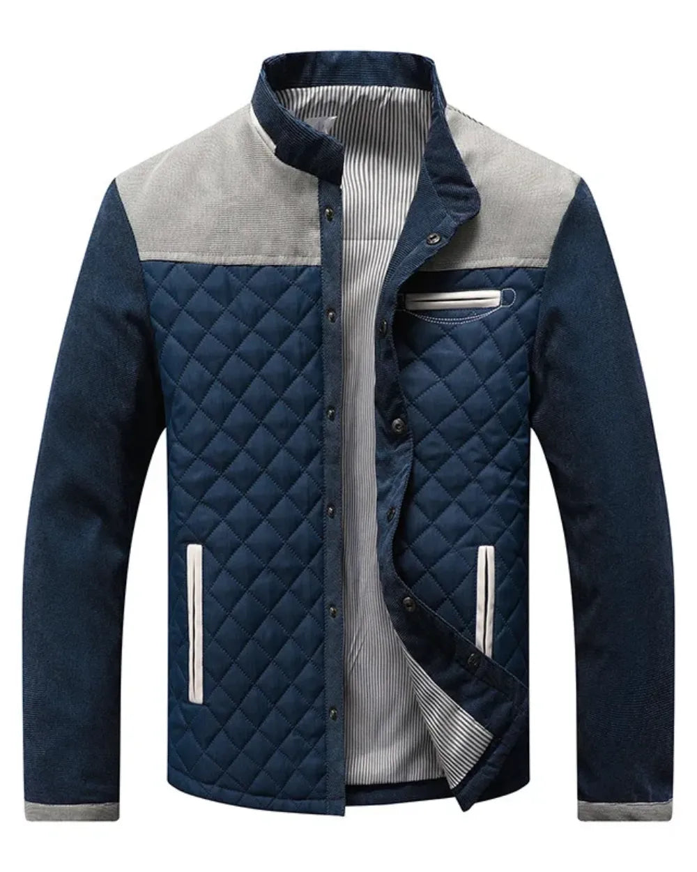 Blusão Elegante Moderno para Homem com Bolsos