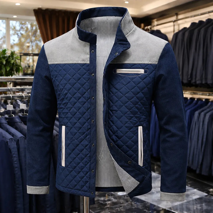 Blusão Elegante Moderno para Homem com Bolsos