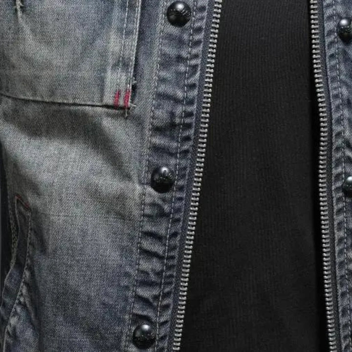 Blusão Vintage Casual para Homem com Botões