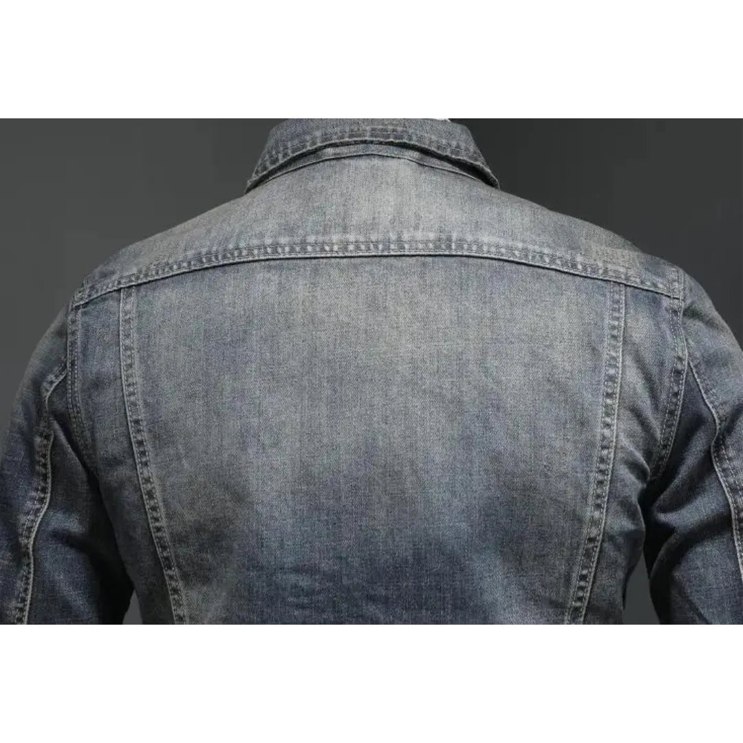 Blusão Vintage Casual para Homem com Botões