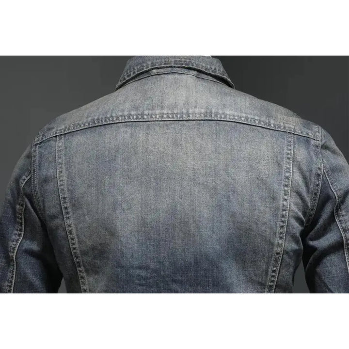 Blusão Vintage Casual para Homem com Botões