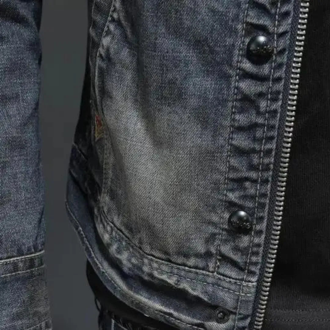 Blusão Vintage Casual para Homem com Botões