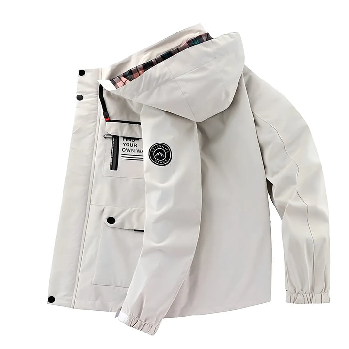 Blusão de Inverno Casual Moderno para Homem com Capuz