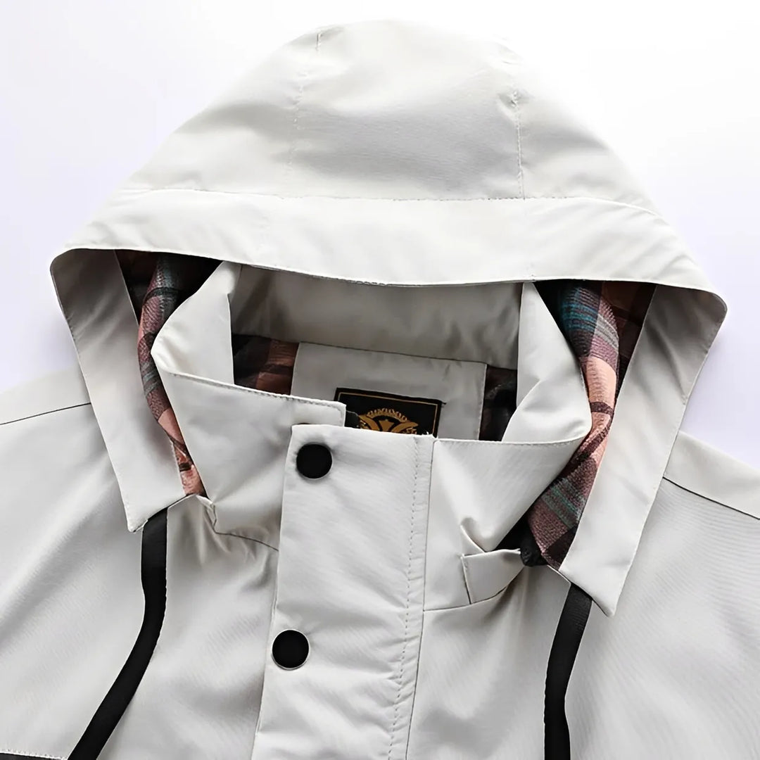 Blusão de Inverno Casual Moderno para Homem com Capuz