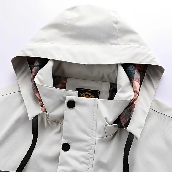Blusão de Inverno Casual Moderno para Homem com Capuz