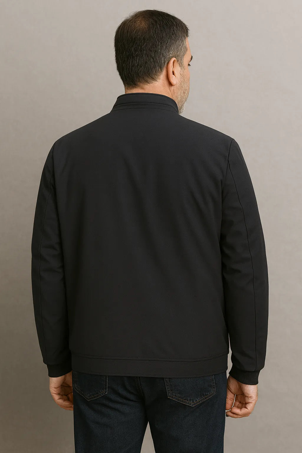 Blusão de Inverno Casual Moderno para Homem com Fecho