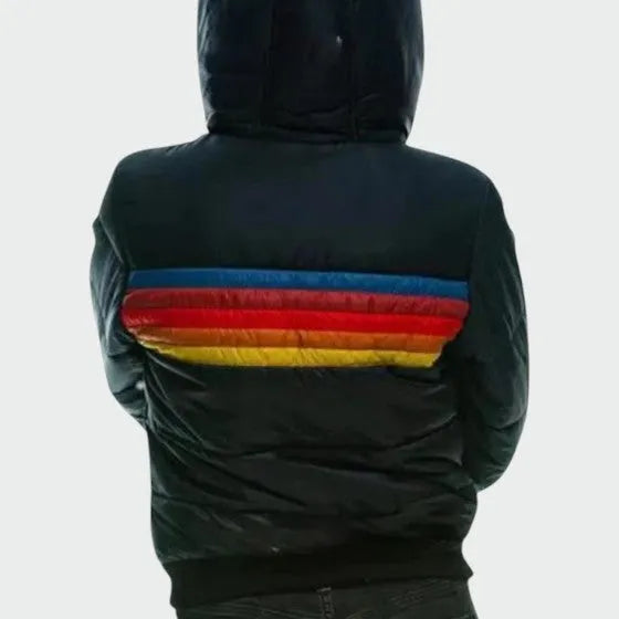 Blusão de Inverno Casual Moderno para Mulher com Fecho