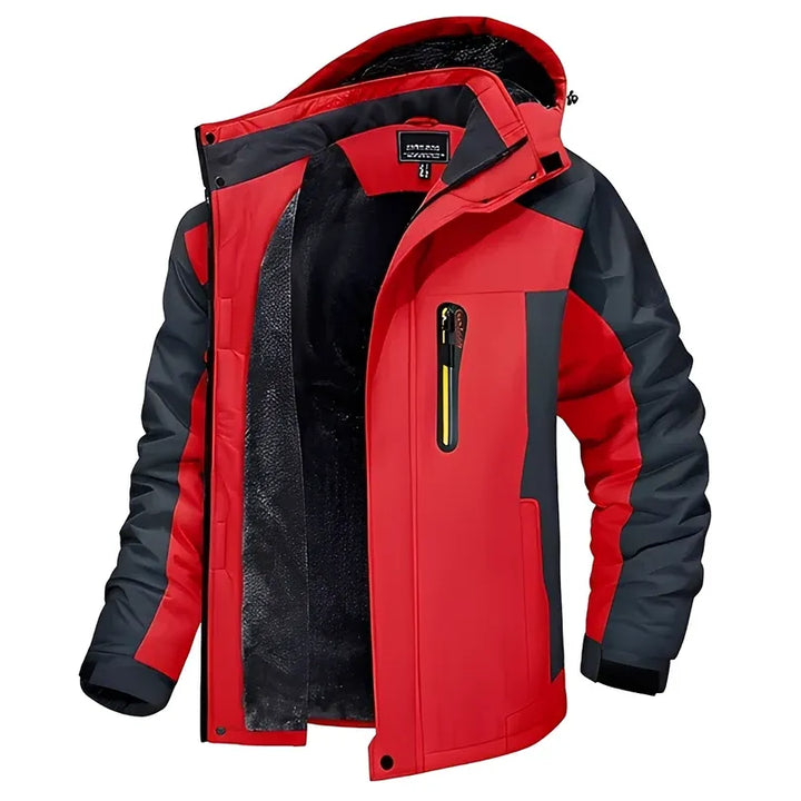 Blusão de Inverno Casual Robusto para Homem com Fecho