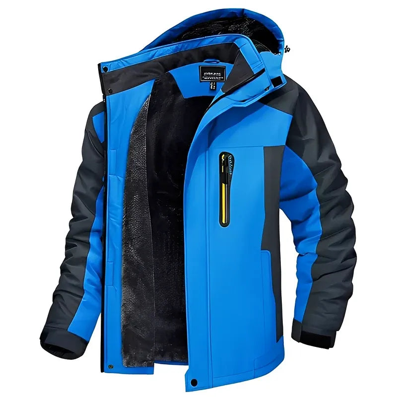 Blusão de Inverno Casual Robusto para Homem com Fecho