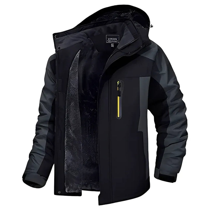 Blusão de Inverno Casual Robusto para Homem com Fecho