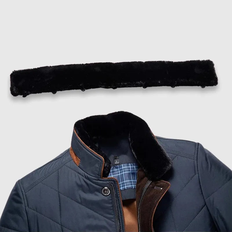 Blusão de Inverno Elegante Moderno para Homem com Fecho