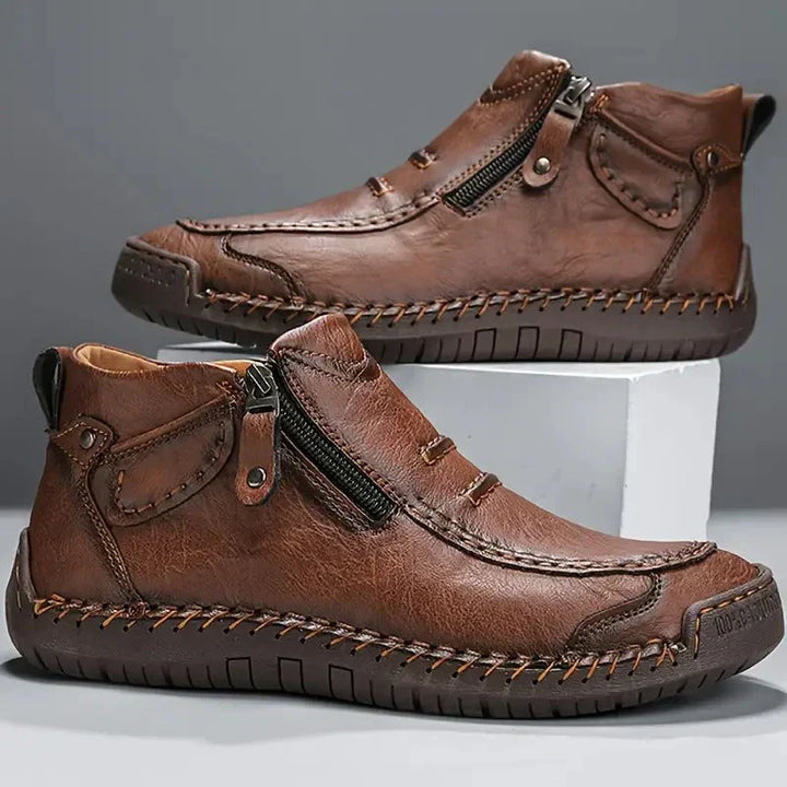 Botas Casuais Confortáveis para Homem com Fecho