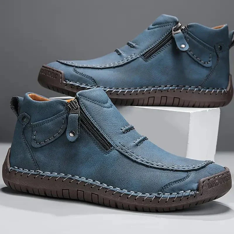 Botas Casuais Confortáveis para Homem com Fecho