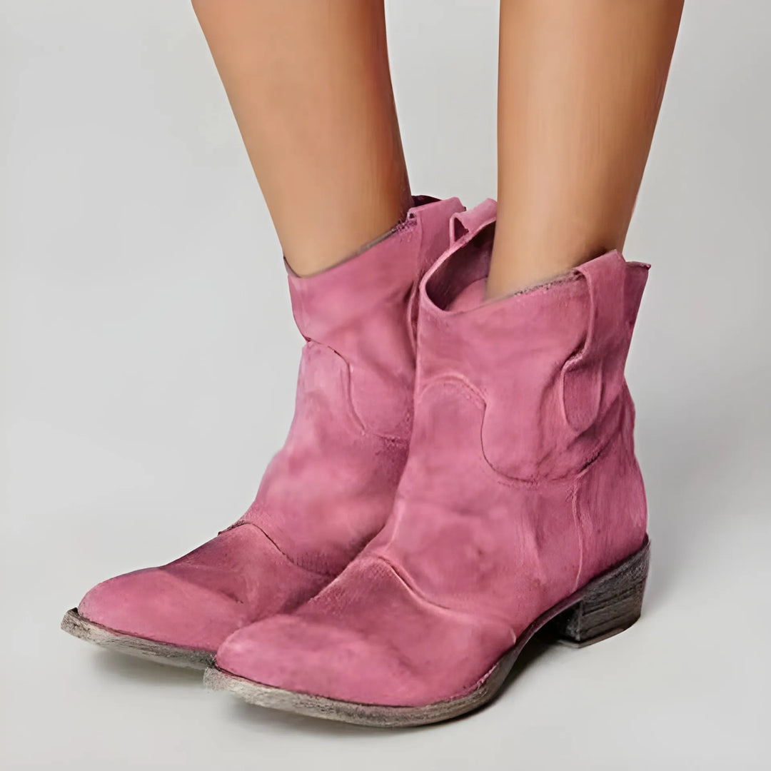 Botas Casuais Confortáveis para Mulher com Salto Bloco