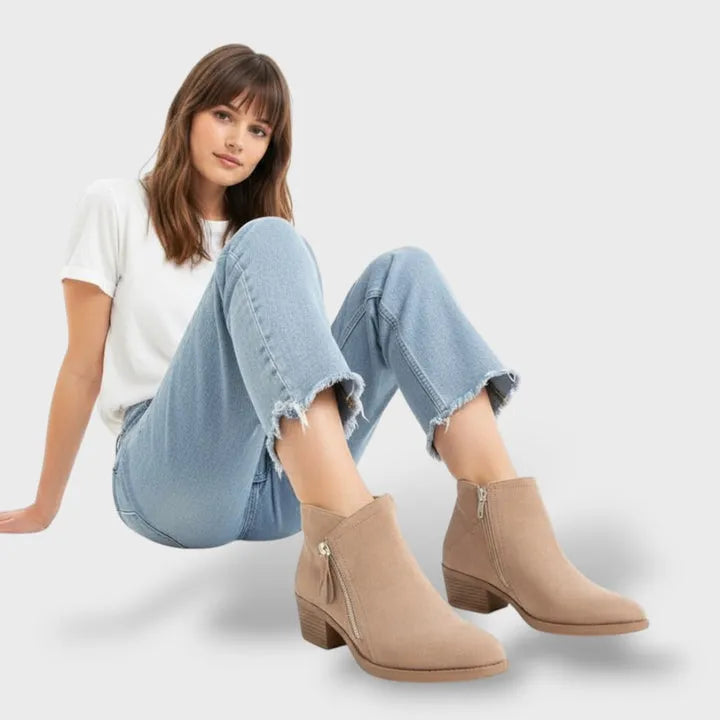 Botas Casuais Modernas para Mulher com Fecho