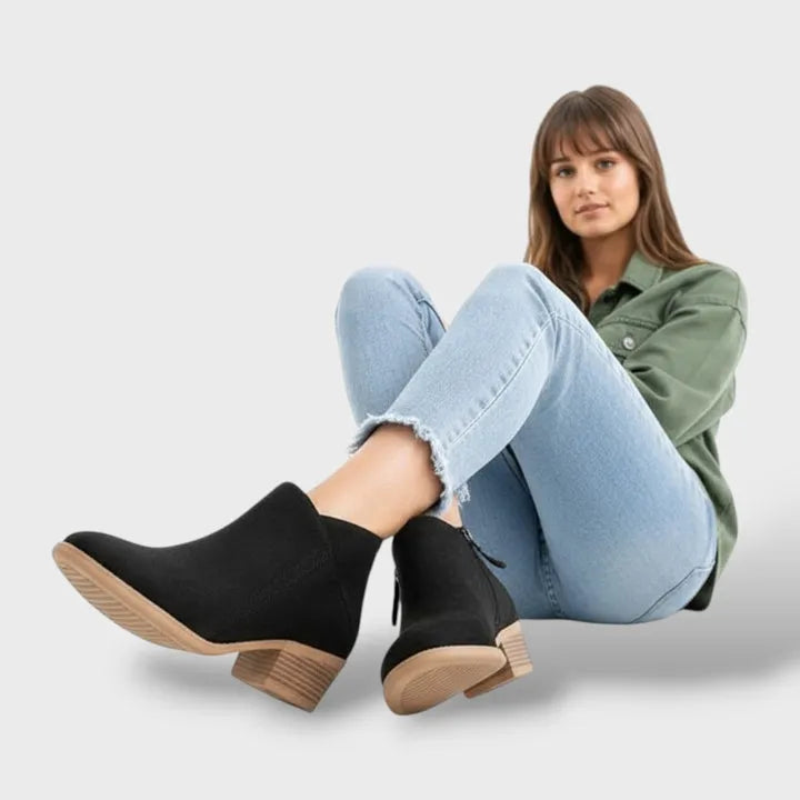 Botas Casuais Modernas para Mulher com Fecho