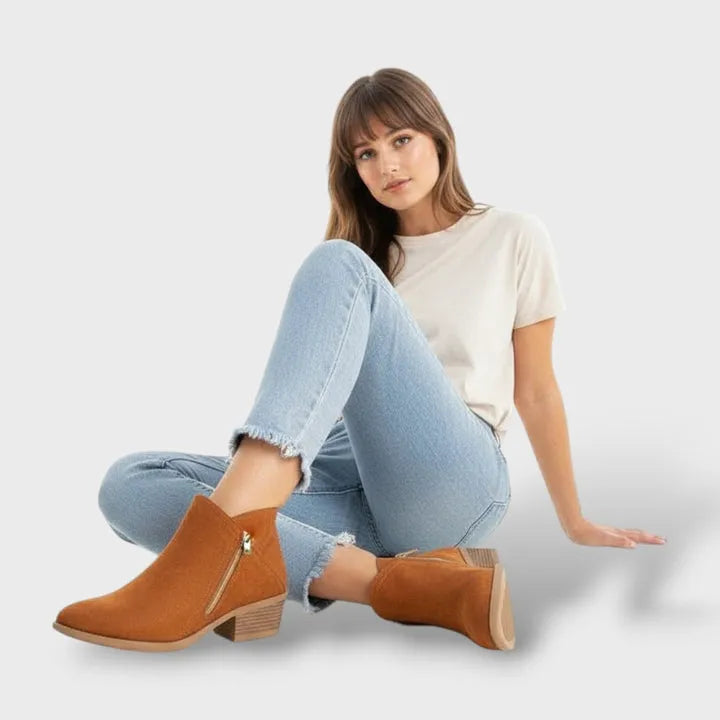 Botas Casuais Modernas para Mulher com Fecho