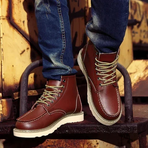 Botas Confortáveis Casuais para Homem com Atacadores