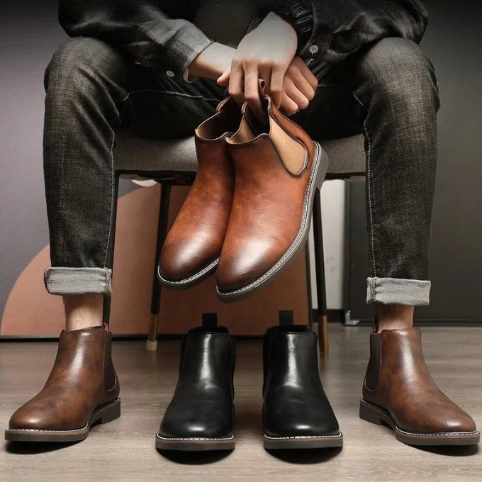 Botas Elegantes Modernas para Homem com Elástico