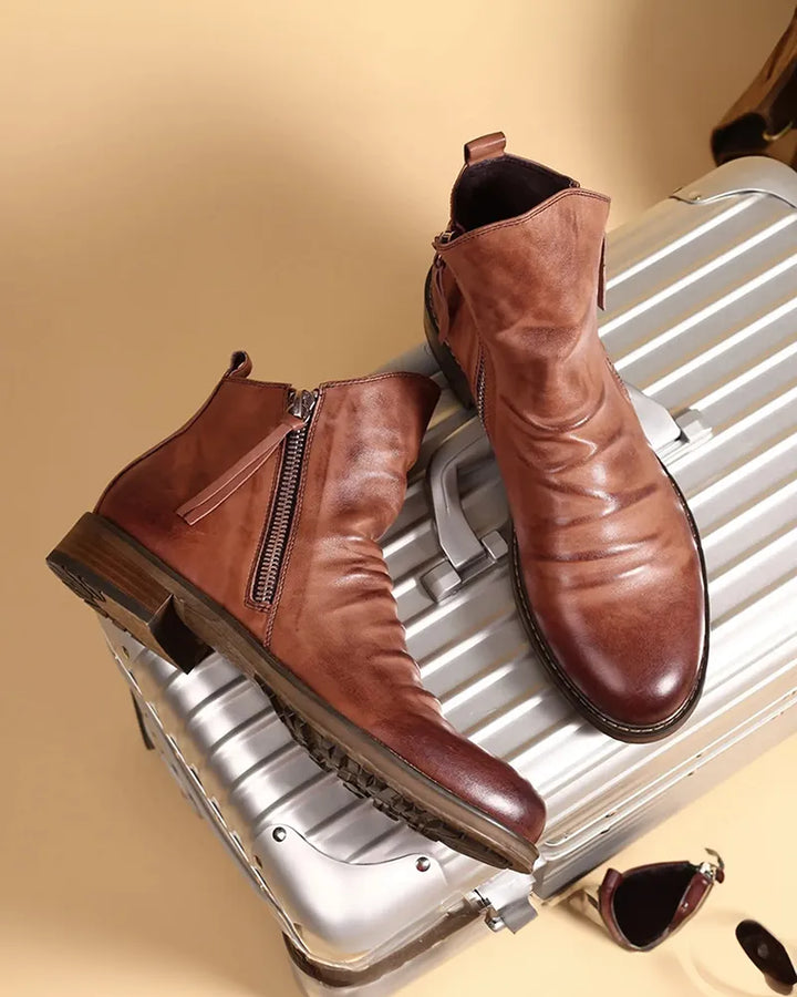 Botas Modernas Confortáveis para Homem com Fecho