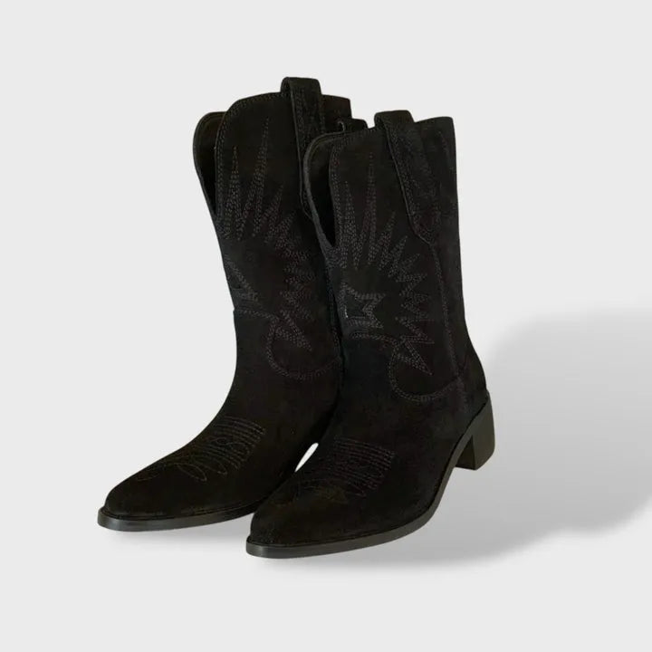 Botas Modernas Cowboy para Mulher com Bico Fino