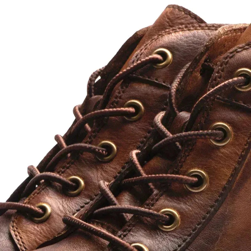 Botas Vintage Confortáveis para Homem com Atacadores