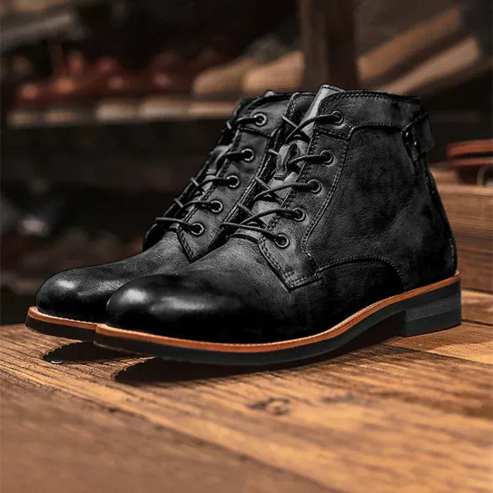 Botas Vintage Confortáveis para Homem com Atacadores