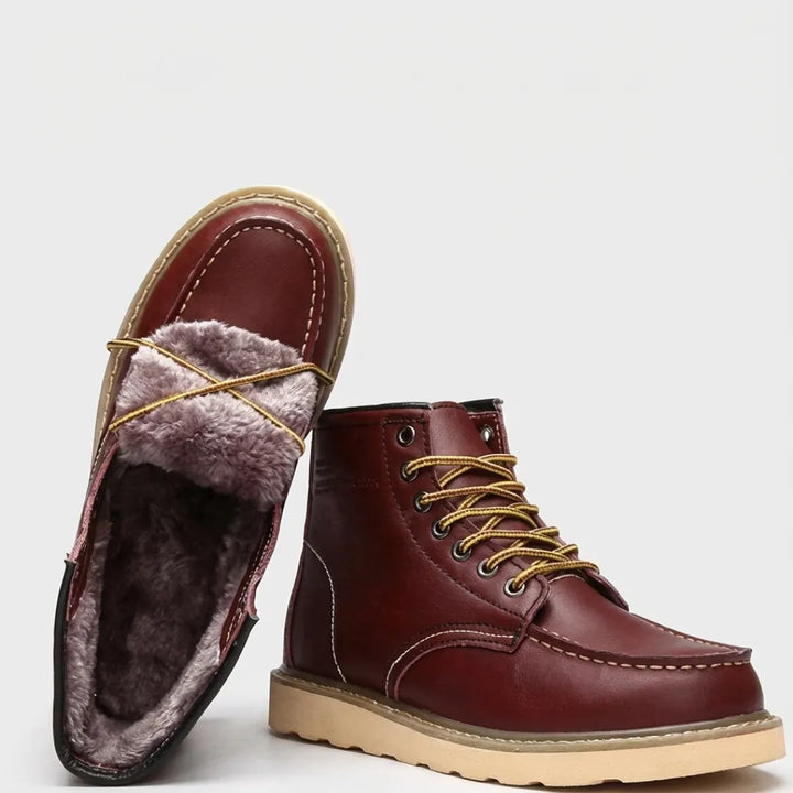 Botas de Inverno Confortáveis para Homem com Atacadores