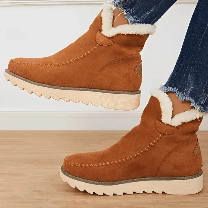 Botas de Inverno Confortáveis para Mulher com Pelo por Dentro