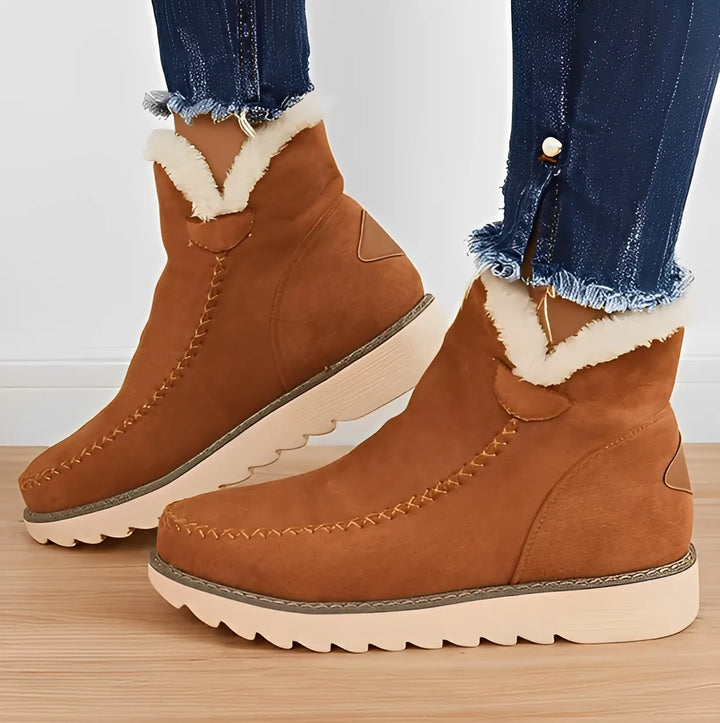 Botas de Inverno Confortáveis para Mulher com Pelo por Dentro