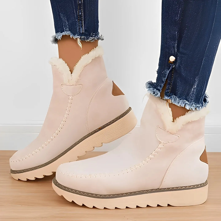 Botas de Inverno Confortáveis para Mulher com Pelo por Dentro