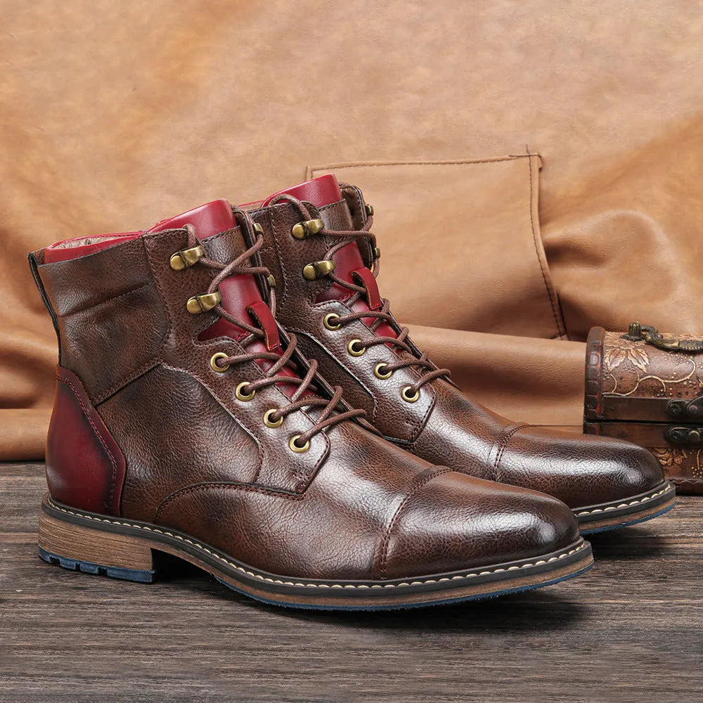 Botas de Inverno Modernas para Homem com Atacadores