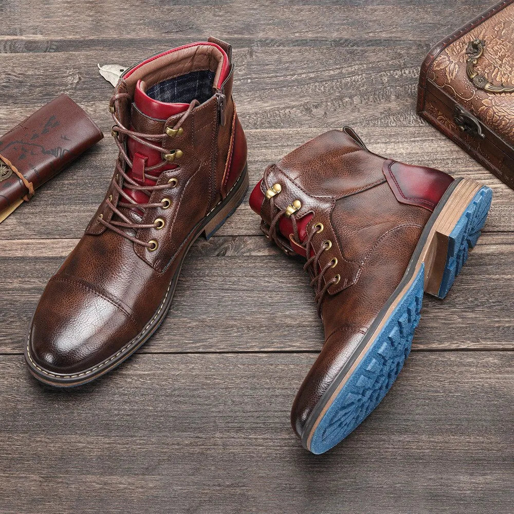 Botas de Inverno Modernas para Homem com Atacadores