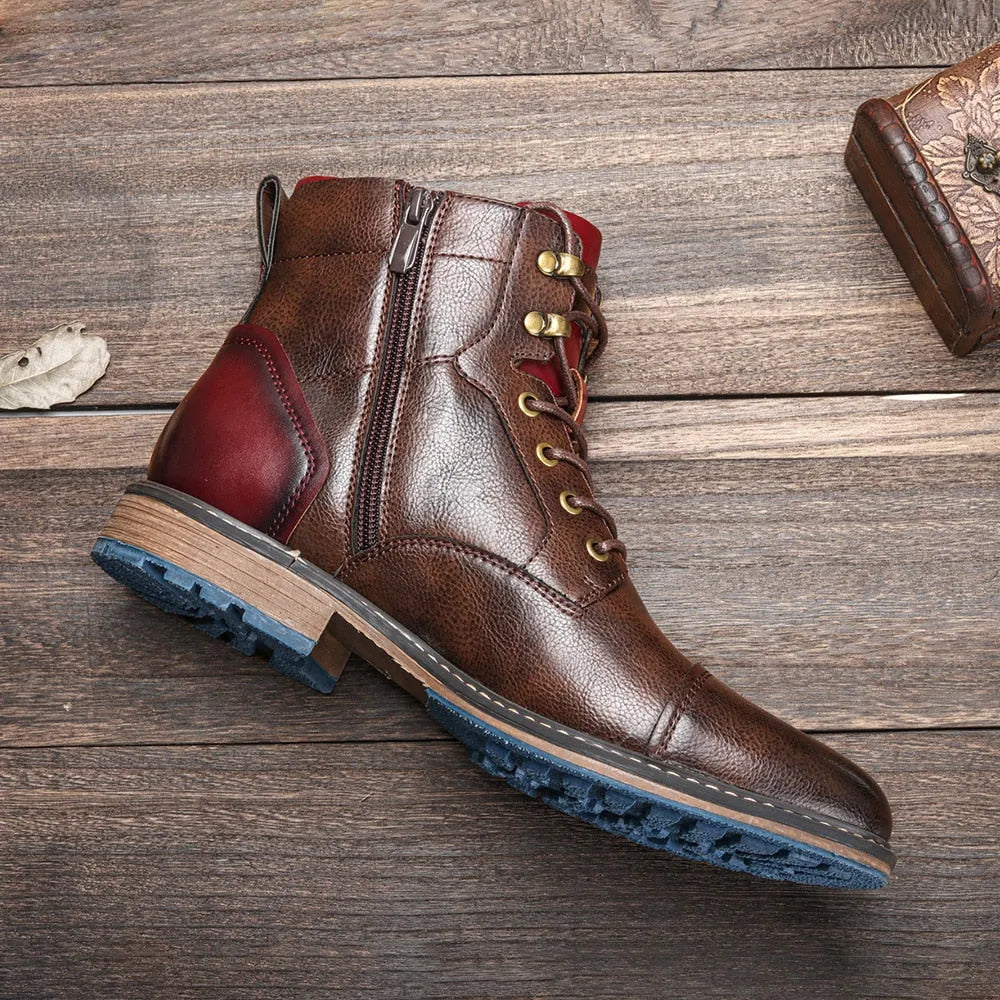 Botas de Inverno Modernas para Homem com Atacadores