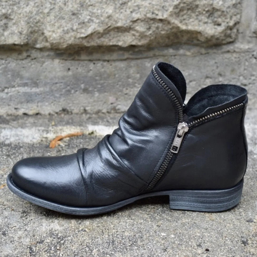 Botins Confortáveis de Inverno para Mulher com Fecho