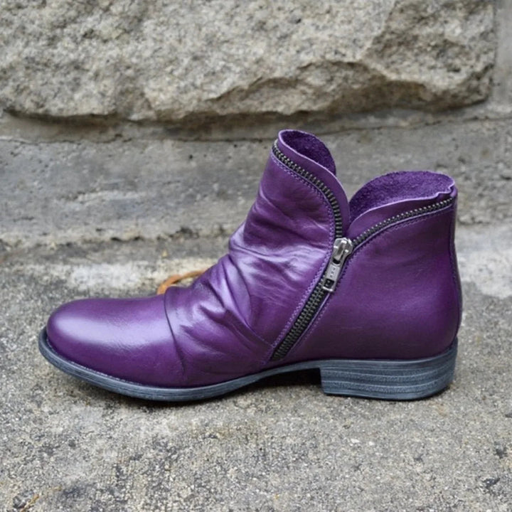 Botins Confortáveis de Inverno para Mulher com Fecho