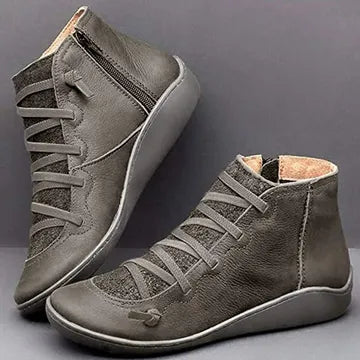 Botins Rasos para Mulher com Fecho