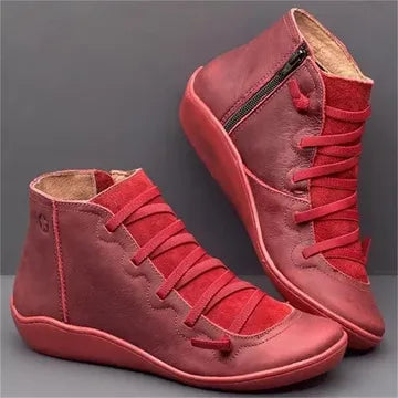 Botins Rasos para Mulher com Fecho