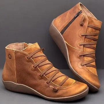 Botins Rasos para Mulher com Fecho