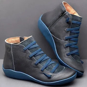 Botins Rasos para Mulher com Fecho