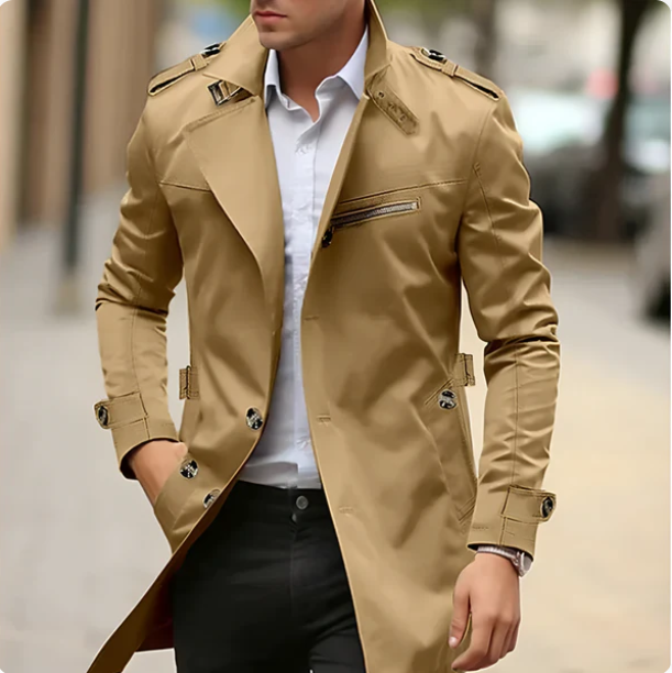Casaco Clássico Elegante para Homem com Botões