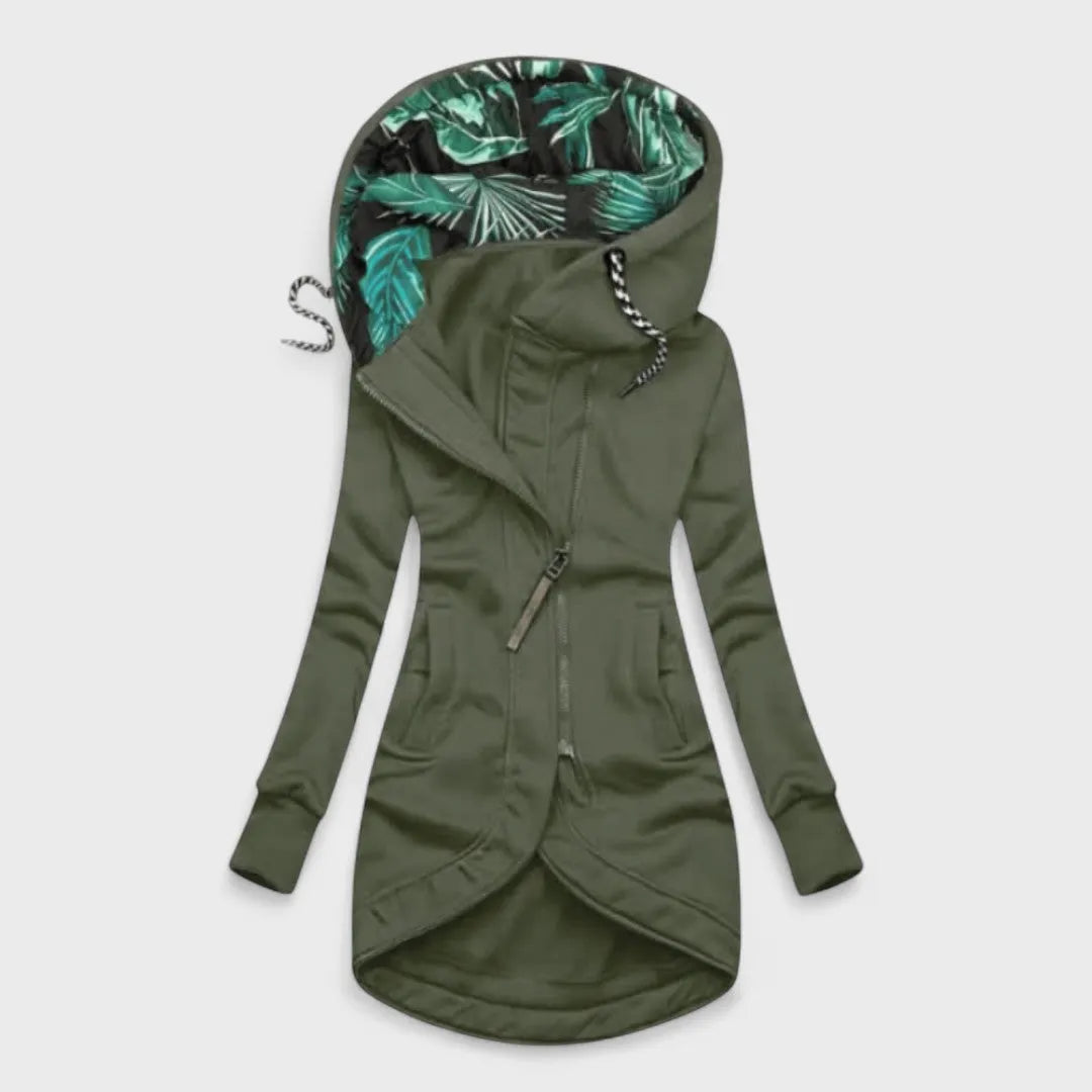 Casaco Leve Elegante para Mulher com Capuz