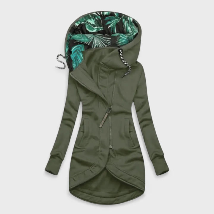 Casaco Leve Elegante para Mulher com Capuz