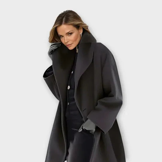 Sobretudo Oversized de para Mulher com Gola Alta